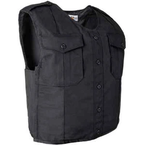 FLYING CROSS LARGE REG FX5140VC EXTERNAL VEST UNIFORM ARMOR CARRIER LAPD NAVY - Picture 1 of 8