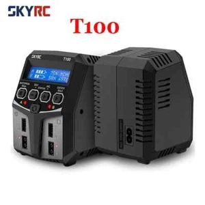 SKYRC T100 Dual-channel Charger 50Wx2 Intelligent XT60 for 2-4S Battery RC Drone - Picture 1 of 24