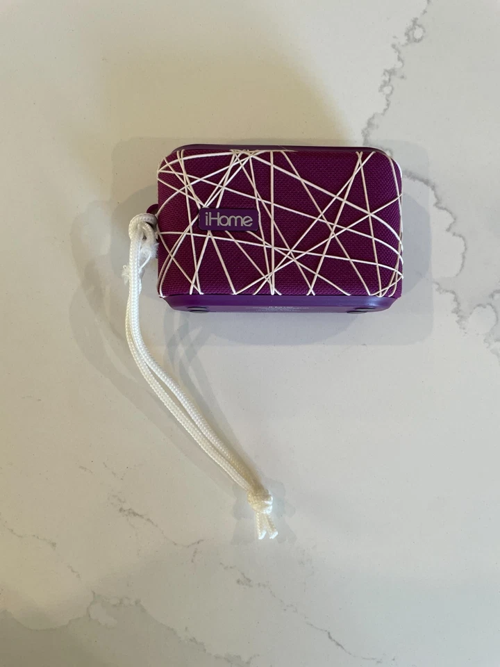 iHome - Altavoz portátil Bluetooth iBT370 - Blanco/Púrpura Foto 1 de 3