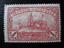EAST AFRICA GERMAN COLONY Mi. #38IIB mint Kaiser Yacht stamp! CV $72.00