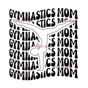 Impresión de sublimación gimnasia mamá lista para presionar transferencia de calor - Imagen 1 de 1