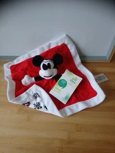 Doudou plat Minnie rouge noir blanc Oh yeah fleurs neuf Disney store - Picture 1 of 3