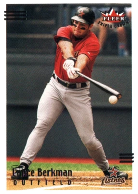Lance Berkman OF Astros Fleer / Skybox Baseball Card #60 2002 - Image 1 of 2