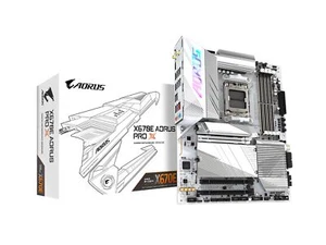 NUOVA GIGABYTE X670E AORUS PRO X Socket AM5 DDR5 AMD ATX scheda madre - Foto 1 di 7
