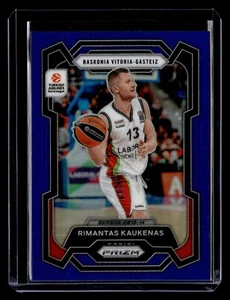 RIMANTAS KAUKENAS 2023-24 Panini Prizm Euroleague Basketball BLUE #042/199 - Picture 1 of 2