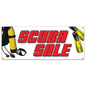 VENTA DE BUCEO LETRERO tienda de buceo equipo de buceo tanque alquiler lleno - Imagen 1 de 10