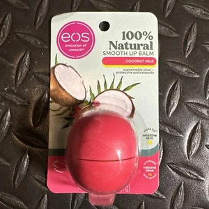 6 PackEOS Chapped Lip Balm Super Soft Shea Coconut Milk 24Hour Hydration 0.25 oz - Picture 1 of 1