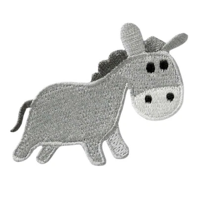 Aufbügelmotiv ♥ Patch ♥ Esel grau ♥ Aufbügler♥Applikation NEU - Bild 1 von 2