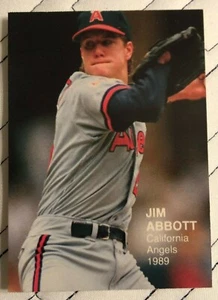 1989 Jim Abbott Baseball's Best Four Card #4 California Angels LHP Pacific Cards - Bild 1 von 8