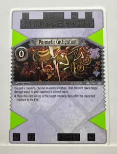 VTG PS3 Eye Judgment English Series 3 Blank Back Testing Promo 296 Parmetic - Picture 1 of 2