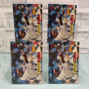 Lotto 4 carte 1994 Topps Stadium Club Baseball Albert Belle #258 - Foto 1 di 3