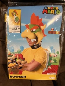 Disguise Mens Super Mario Bros. Bowser Adult Kit Halloween Costume - Picture 1 of 8