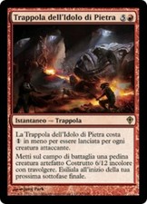 1X Stone Idol Trap Worldwake NM/EX Italian MTG CARD