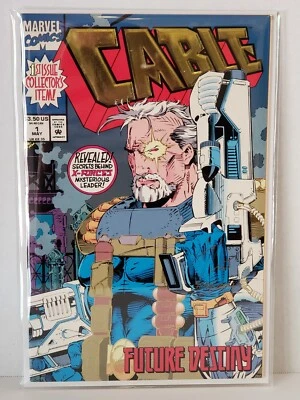 Cable #1 -Signed & Numbered by Art Thibert with Matching COA #9146 - 1993 Marvel - Image 1 of 4