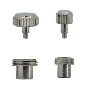 Screw Down Watch Crowns & Tube Locking Stainless Steel Winding Tap 9 Spare Crown - Image 1 of 3
