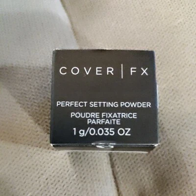🔥COVER FX Perfect Setting Powder in Light - Travel Size 0.035 oz./1 g - NIB🔥 - Image 1 of 2