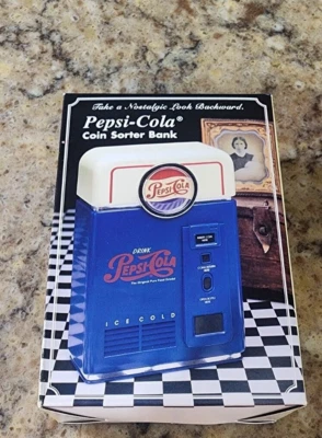 Banco Clasificador de Monedas PEPSI-COLA De Colección Nuevo en Caja # 2025 Foto 1 de 4