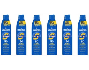 Coppertone Sport SPF 50 4-In-1 Performance Sunscreen Spray, 7.3 Oz. - Pack of 6 - Picture 1 of 4