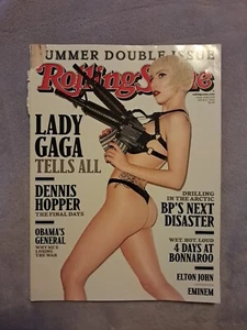 Rolling Stone Magazine Issue 1108 July 2010 Lady Gaga, Eminem, Bonnaroo - Picture 1 of 5