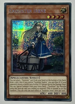 Exosister Irene MP23-EN254 (NM) Prismatic Secret Rare 1st Edition YuGiOh! TCG - Image 1 of 3