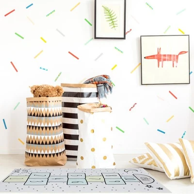 1 pc Non-skid Home Kids Backers Backers TAMING TAM POLYEST MAT Grigio scuro - Immagine 1 di 4