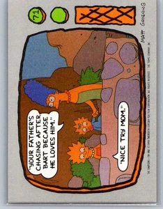 1990 Topps The Simpsons #71 Your father's chasing after Bart because he l - Bild 1 von 2