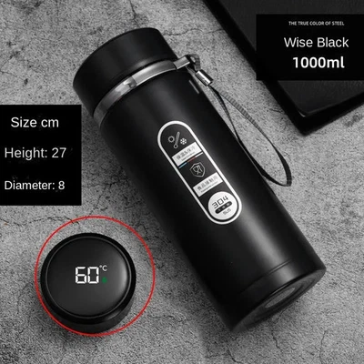Stainless Steel water bottle with Smart Temperature Display Vacuum Flask 304 - Image 1 of 4