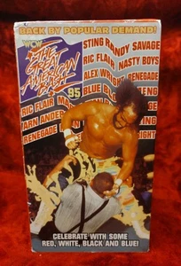 WCW The Great American Bash 95 (VHS, 1995) Randy Savage WWE Original Box - Bild 1 von 4