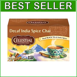 Té Chai Descafeinado Aromático - Paquete de 120 unidades con especias naturales y obras de arte - Imagen 1 de 4