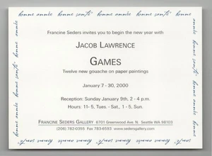 Jacob LAWRENCE / GAMES 2000 #204243 - Picture 1 of 3