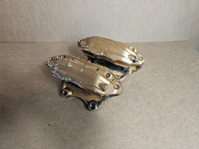 2003-2008 Infiniti G35 Brembo Big Brake Gold Caliper Front PAIR OEM - Image 1 of 4