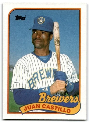 1989 Topps Juan Castillo Milwaukee Brewers #538 - Image 1 of 2