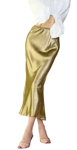 $425 Shimmering green Siren Skirt By Cynthia Rowley S - Picture 1 of 9