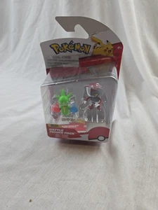 Pokemon Battle Figure Roselia And Pawniard 3-Inch Mini Figure 2-Pack Brand New - Picture 1 of 3