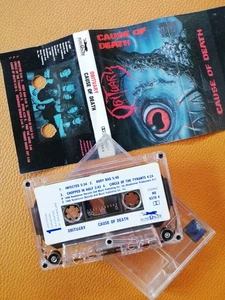OBITUARY [ CAUSE OF DEATH ] ORIGINAL CASSETTE THAILAND EDITION - Picture 1 of 2
