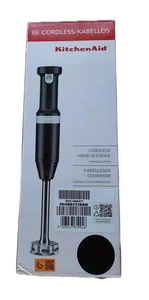 KitchenAid 5KHBBV53BBM Cordless Electric Hand Blender Black - Picture 1 of 8