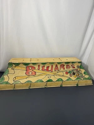 Vintage Original Pool Hall Table Light Shade Rectangular Fiberglass (Shade Only) - Image 1 of 4