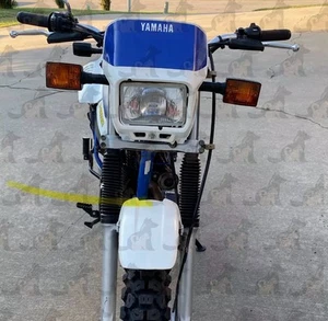 Yamaha TW200  GRAPHIC DECALS /STICKERS FRONT ONLY Vinyl BLUE, New, Great Quality - Picture 1 of 2