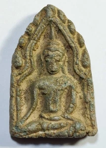 Thai Amulett Buddha Phra Khun Paen grün Kru Banklang Magie Liebe Cham Talisman - Bild 1 von 7