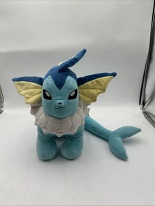Build A Bear Pokémon Vaporeon Plüsch Limitiert 2020 Ohne Sound Blau mit Herzschlag - Bild 1 von 12