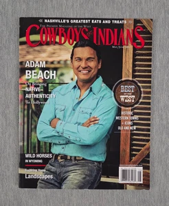 Cowboys & Indians Magazine 2017 May June Adam Beach - Picture 1 of 4