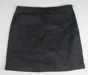 LANDS END Black School Uniform Chino Above Knee Skort Girls 14 NEW - Picture 1 of 4