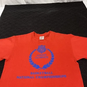 Vintage Nike Shirt Mens Large AAU Junior Olympics Basketball National 70s 80s - Picture 1 of 11