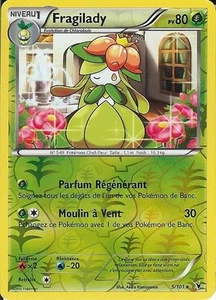 Carte Pokemon FRAGILADY Noble Victoires Noir & Blanc PV 80 5/101 RARE HOLO VF - Imagen 1 de 1