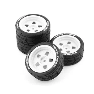 4PCS Classic Drift Tire for 1/10 Ken Block RV Rally 1965 Mustang RC Car - Picture 1 of 8