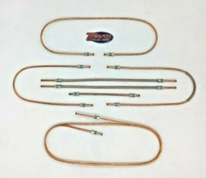 KIT COMPLETO TUBI FRENI IN RAME ADATTI PER FIAT 500 GIARDINIERA G - Imagen 1 de 2