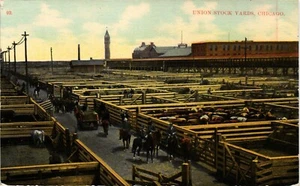 Postal antigua de Estados Unidos Union Stock Yards, Chicago (647) - Imagen 1 de 2