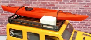 Kayak and Cooler with Roof Rack Model RED for SCX24 RC Crawler - Picture 1 of 11