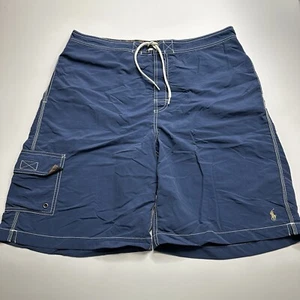 Polo Ralph Lauren Blue Mesh Lined Swim Trunk Shorts Men’s XL EUC - Picture 1 of 10