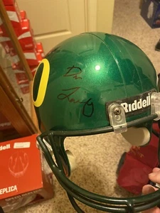 Coach Dan Lanning Signed Oregon Ducks Full Size Replica Helmet Bought Secondhand - Picture 1 of 10